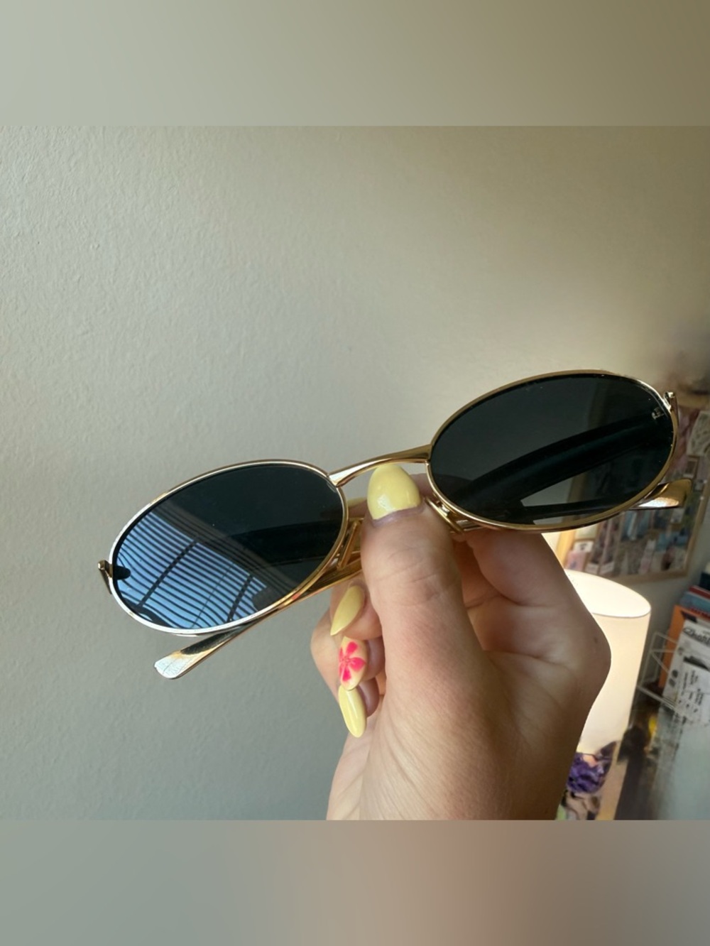 Gold sunglasses